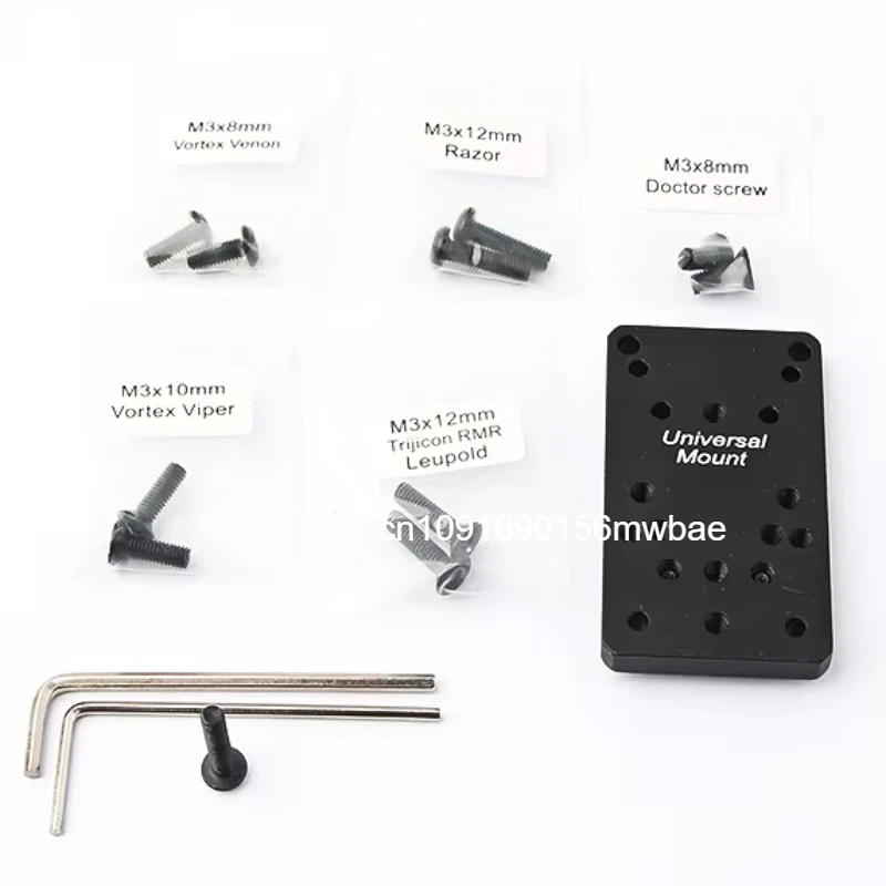 العالمي G-قفل الرؤية الخلفية جبل لوحة قاعدة جبل صالح ل R * R Docter R * MEO3 ريد دوت البصر G17 18 19 نطاق جبل