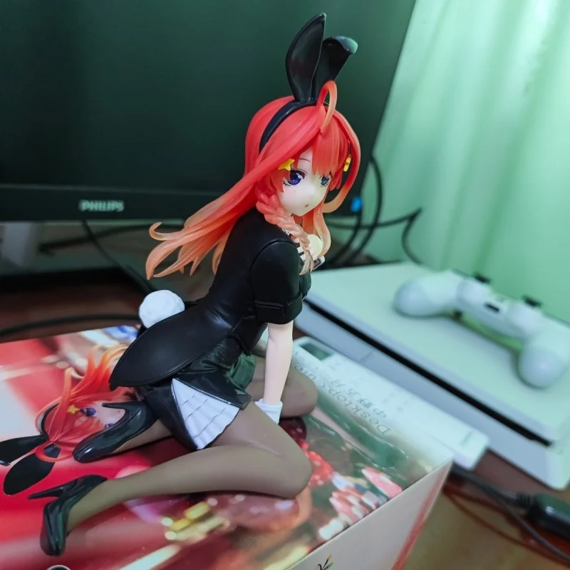 

Original 13cm Nakano Itsuki Anime Figure Model Bunny Girl Look Style Figuirne Decoration Collectible Toy