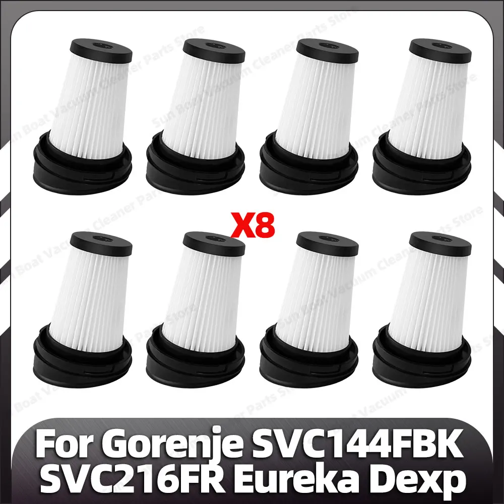 Compatible for Gorenje SVC144FBK SVC216FR Eureka Dexp Replacement Filter