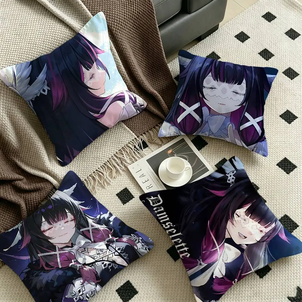 Genshin Impact Columbina Pillow Gift Home Office Decoration Bedroom Sofa Car Cushion Cover case 45x45
