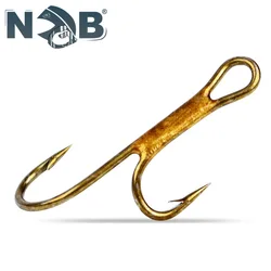 NGB 20개 1 #   2 #   4 #   6 #   8 #   고탄소강 낚시용 날카로운 칼날 이중 바늘 금색 미늘 바늘 낚시 도구