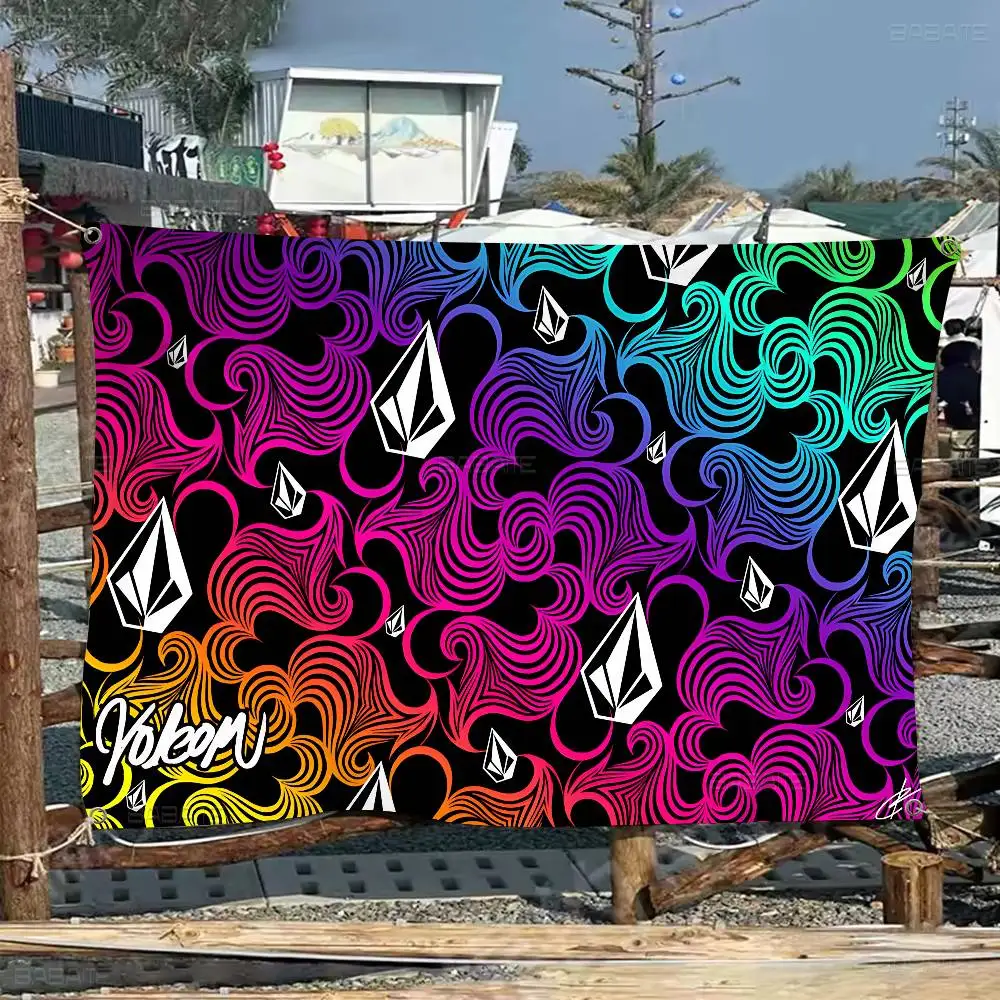 V-Volcom Printed Large Flag Art Science Fiction Room Home Decor Decor Banner