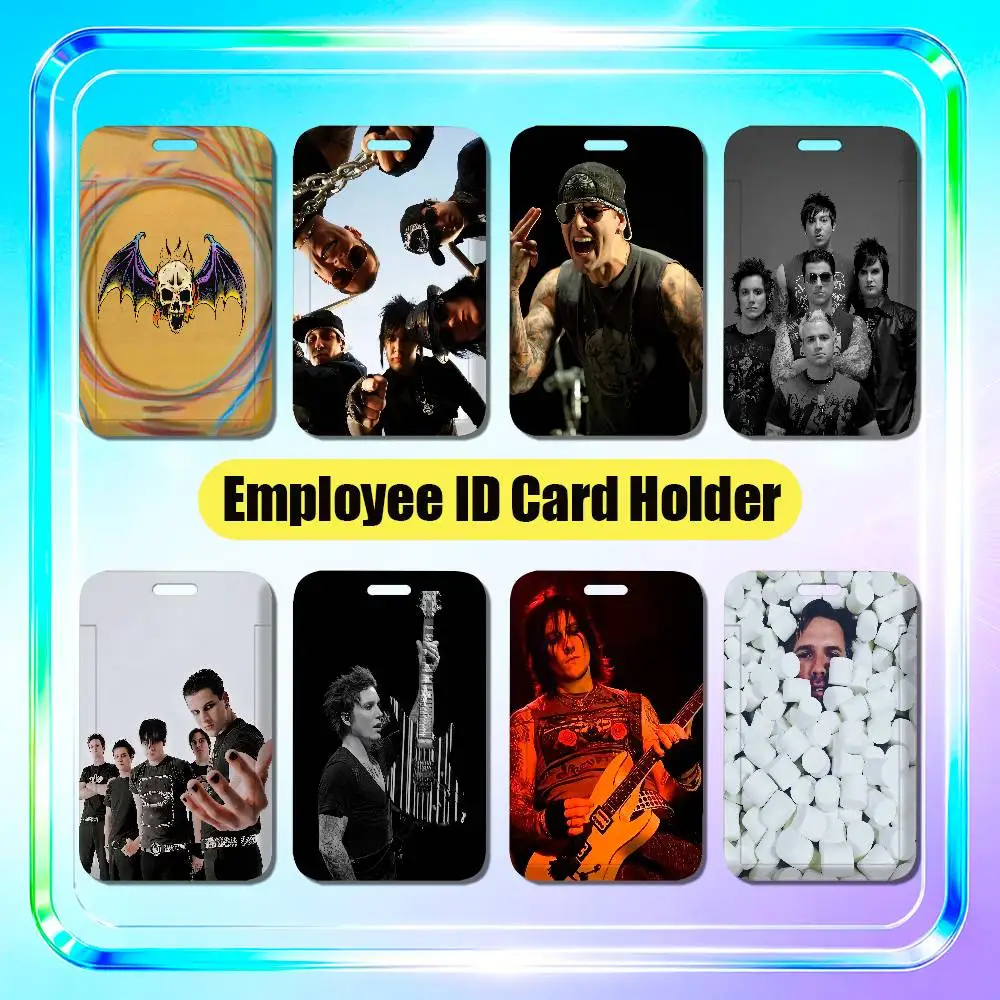 For Synyster Gates Avenged Sevenfold Employee ID Card Holder Badge Office Student Bank Work Credit Decoration Case