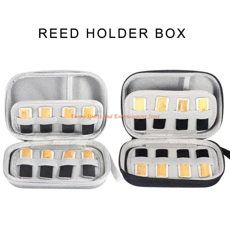 C4DE Saxphone حقيبة حمل اللسان مع شبكات جيب المحمولة سحابات حقيبة مقاوم للماء صندوق اللسان الكلارينيت لعقد 20 اللسان