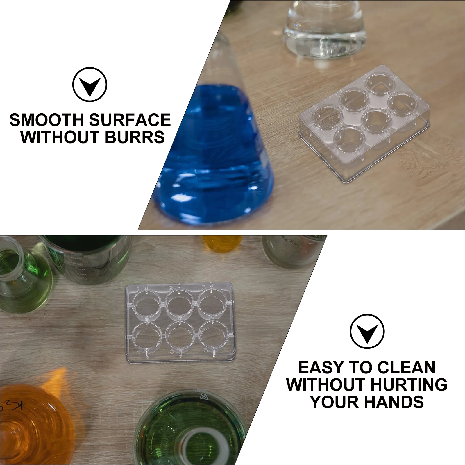 

Reaction Plates Multifunctional Well Plates Plastic Experiment Boards Experiment Well Plate Plastic Reaction Plate