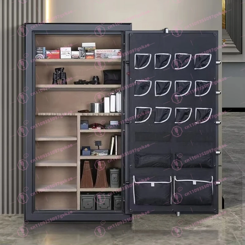 

Fireproof Welded Heavy Duty Black Safe Cabinet Home Bedroom Office Hotel Cash Valuables Document Anti-theft Storage Box