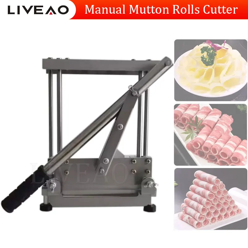 Kitchen Frozen Meat Slicer Lamb Meat Ham Beef Vegetable Cutter Kitchen Knives Accessory