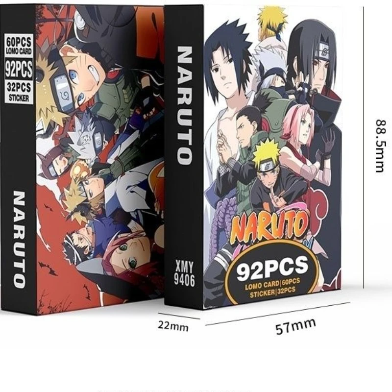 Наруто Итачи Учиха мультфильм милые коллекционные карты творческая личность студенческие наклейки аниме товары праздничные подарки оптом
