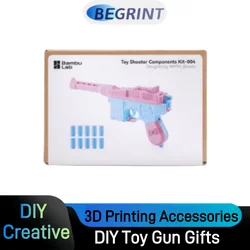For Bambu Lab 3D printing DIY Creative shooter series toy gun components Standard parts Kit Gifts Begrint 3D Printer Accessorie