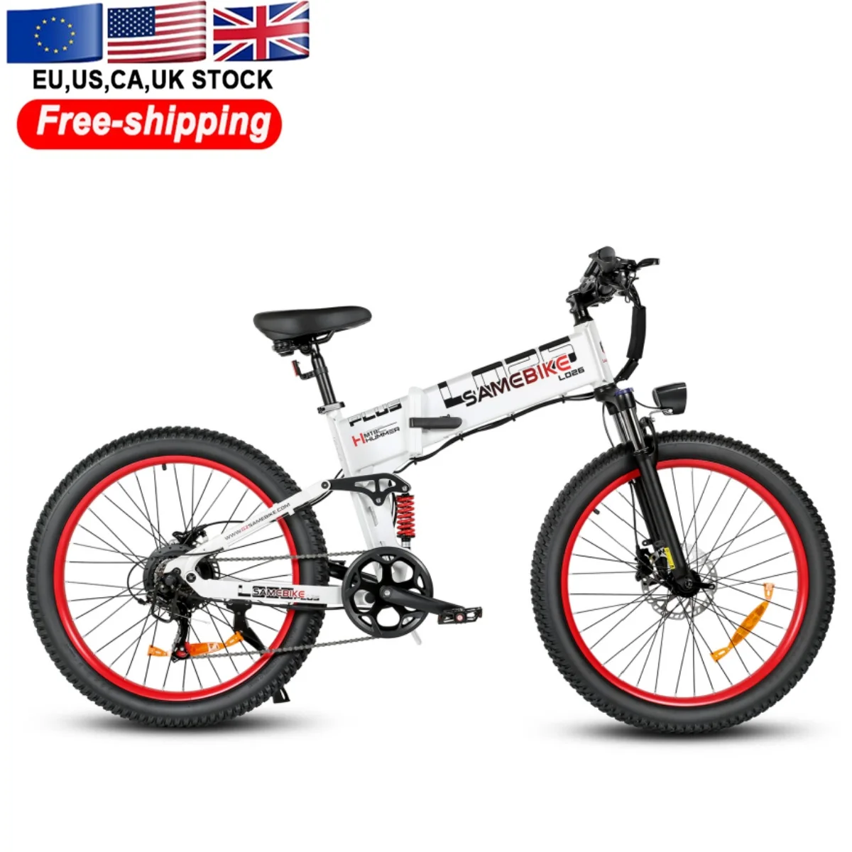 

LO26 Электрический горный Fatbike Электрический велосипед Рама из алюминиевого сплава 26 дюймов 15AH 48V Fat Tire Ebike