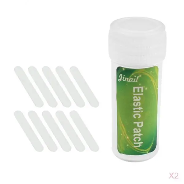 발톱 교정용 투명 스티커 인레이 스트립 키트 (집에서 발톱 교정용)