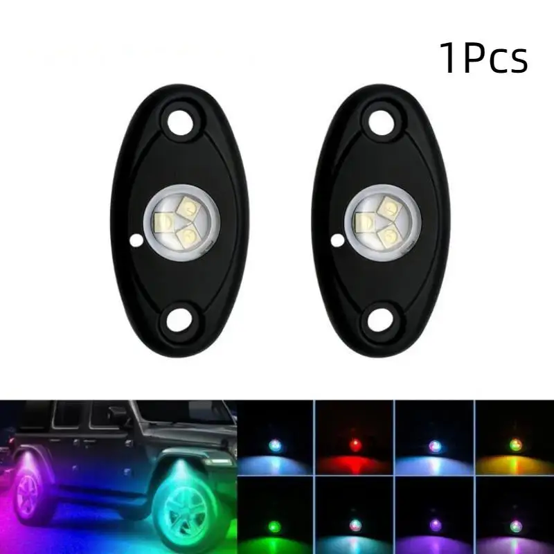 LED RGB Car Rock Light Atmosphere Underbody Lamp For Offroad Truck ATV UTV Modified Decorative Lighting