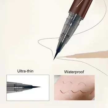 Tužka na obočí Tekutá Voděodolná Tužka na obočí Odolná proti rozmazání Tužka na obočí se 4 hroty Mikrobřit Pero na obočí Dlouhotrvající Přírodní 10 nejlepší prodej voděodolná tužka na obočí - №7