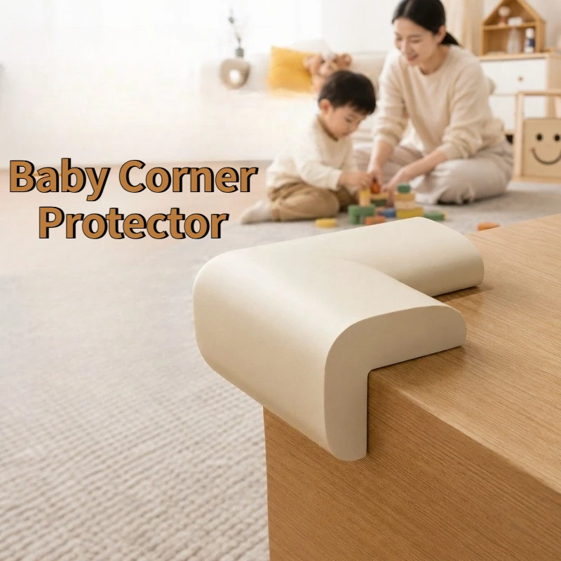 8PCS Anti-collision Baby Corner Protector Table Corner Cover With Sponge Edging Safety Children Protection For Home Furniture
