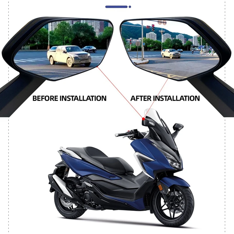 Convex Mirror Increase Rearview Mirrors Side Mirror View Vision Lens Parts Accessories For HONDA Forza 750 Forza750 NSS 750