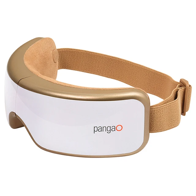 Pangao rechargeable eye strain relieve vibration therapy massager with heat compression