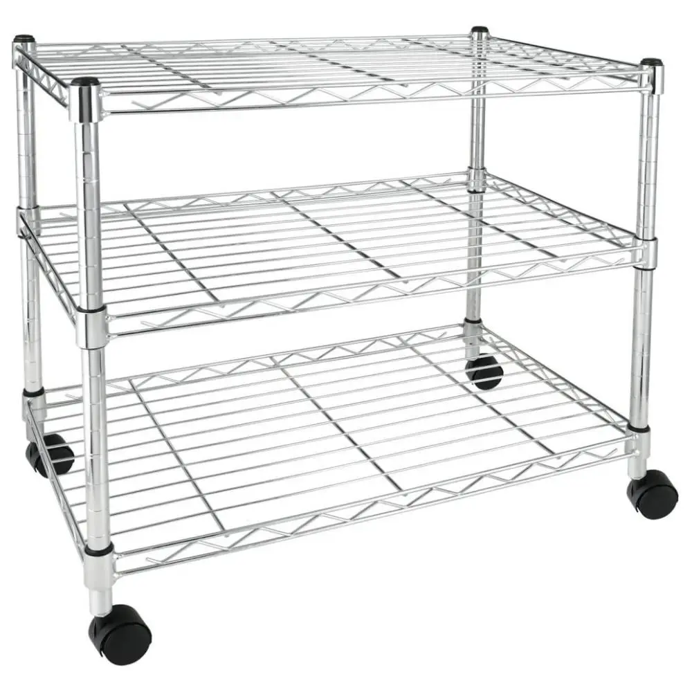 

Simple Deluxe Heavy Duty 3-Shelf Storage Shelving Unit, 24" D x 14"W x 20" H, 3 Tier