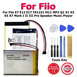 XDOU FiioE12 FiioQ1 AEC404677 Battery For Fiio E7 E12 E17 FX1221 M11 MP3 Q1 X1 X3 X5 X7 Mark I II III Pro Speaker Music Player