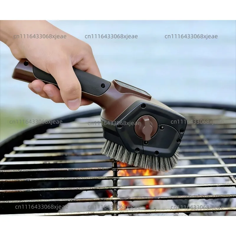 Electric Bbq Grill Cleaning Brush - Stainless Steel Wire Roller, Rechargeable Cordless Grill Brush