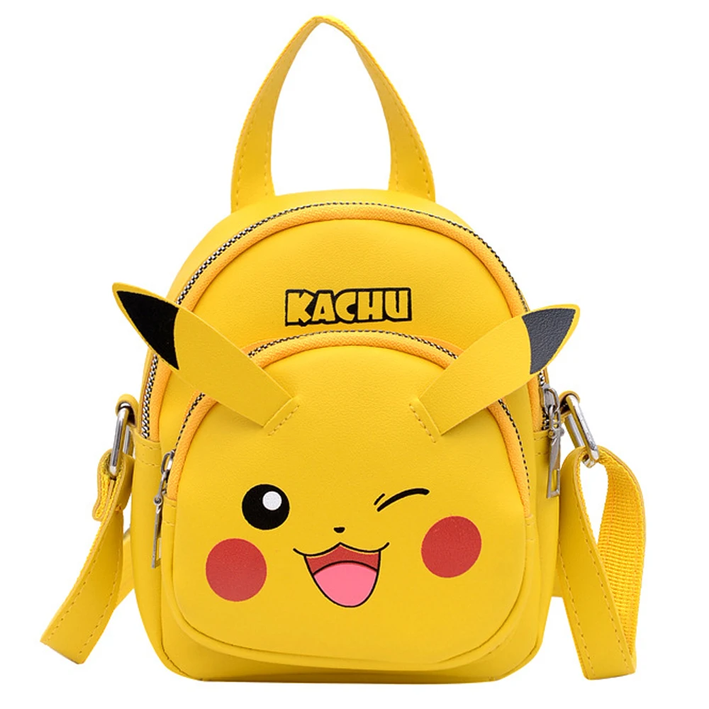 

New Cartoon Cute Pokemon Anime Children Crossbody Bags Sweet Girls Fashion Casual Outdoor Travel Shoulder Messenger Bags Gifts