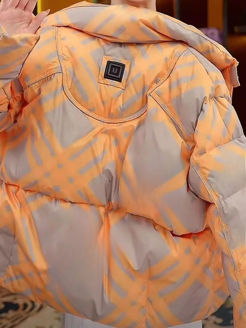 

Женская утепленная хлопковая куртка Sli Thi: повседневная, свободная, модная, в корейском стиле, зимняя верхняя одежда, стеганое пальто