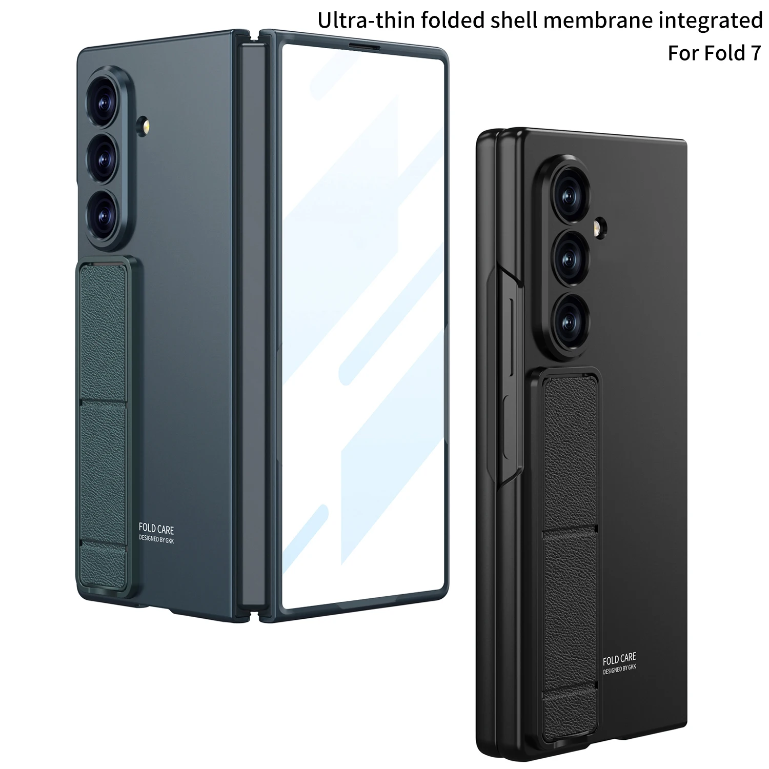 

Bracket holder stand Case for Samsung Galaxy Z Fold 7,with screen Protector film,Support wireless charging cover