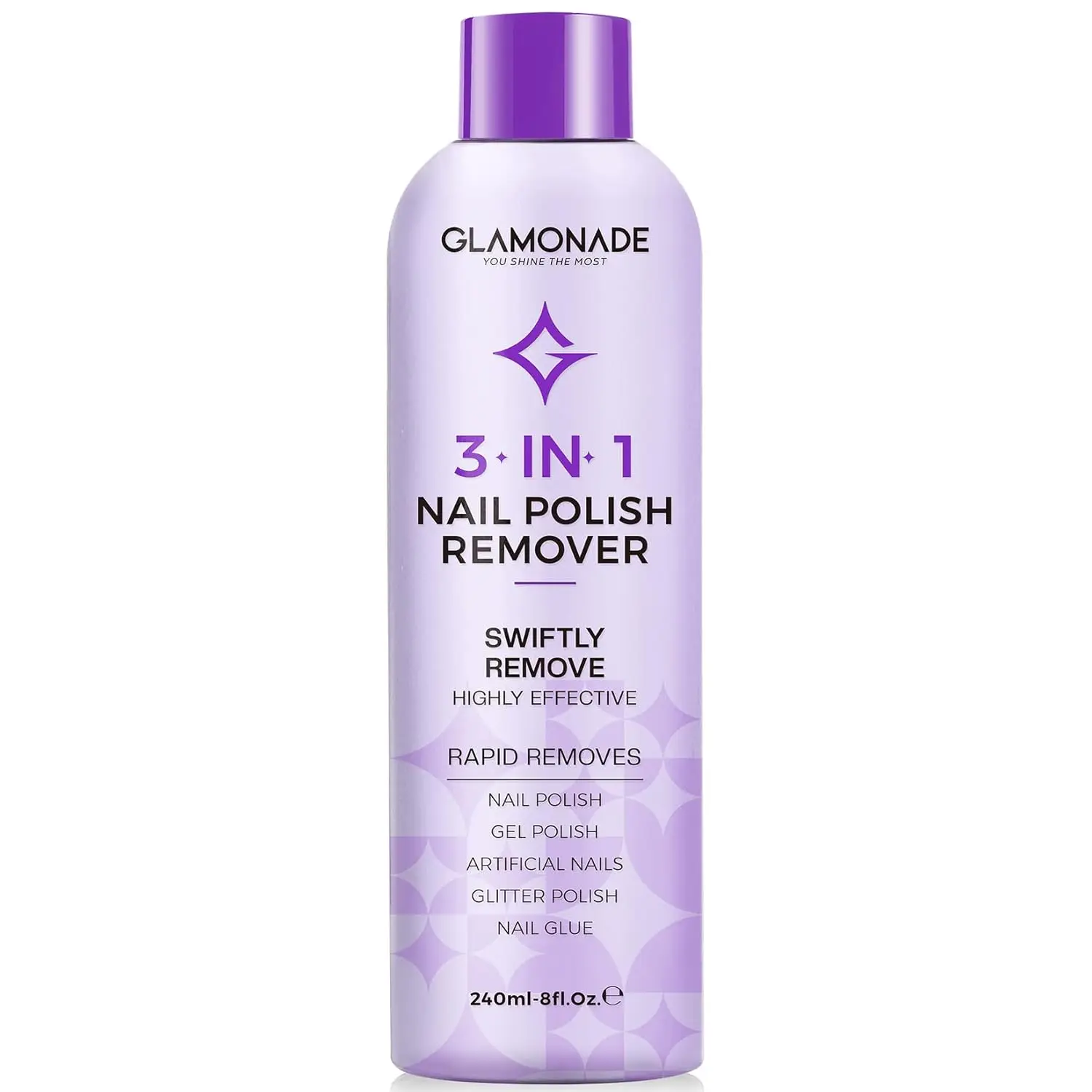 Professional Soak off Gel Nail Polish Remover Enriched with Natural Grape Seed Oil  for Gel Acrylic Nail Glue Dip Powder