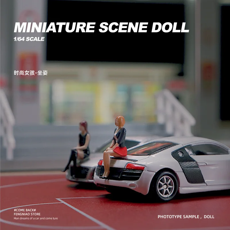 1:64 อะนิเมะรูปมินิตุ๊กตา Miniature การถ่ายภาพ props ฉาก DIY ตารางทรายภูมิทัศน์เครื่องประดับของขวัญ
