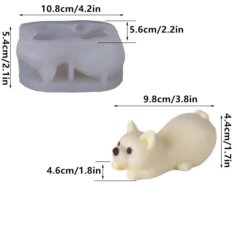 لطيف الكرتون فصيل كورجي شكل موس لتقوم بها بنفسك كعكة قالب من السيليكون الحليب هلام الشوكولاته هلام الآيس كريم الحلوى قالب الخبز لوازم المطبخ
