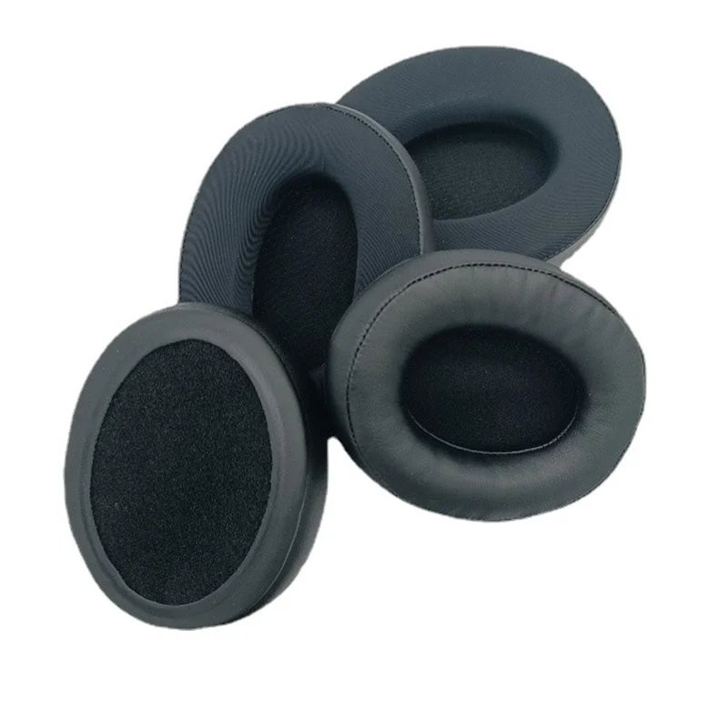 Pair Of Ice Gel Ear Pads For Cloud Silver II Headphone Replacement Earpads Soft Leather Memory Foam Sponge Earphone Sleeve