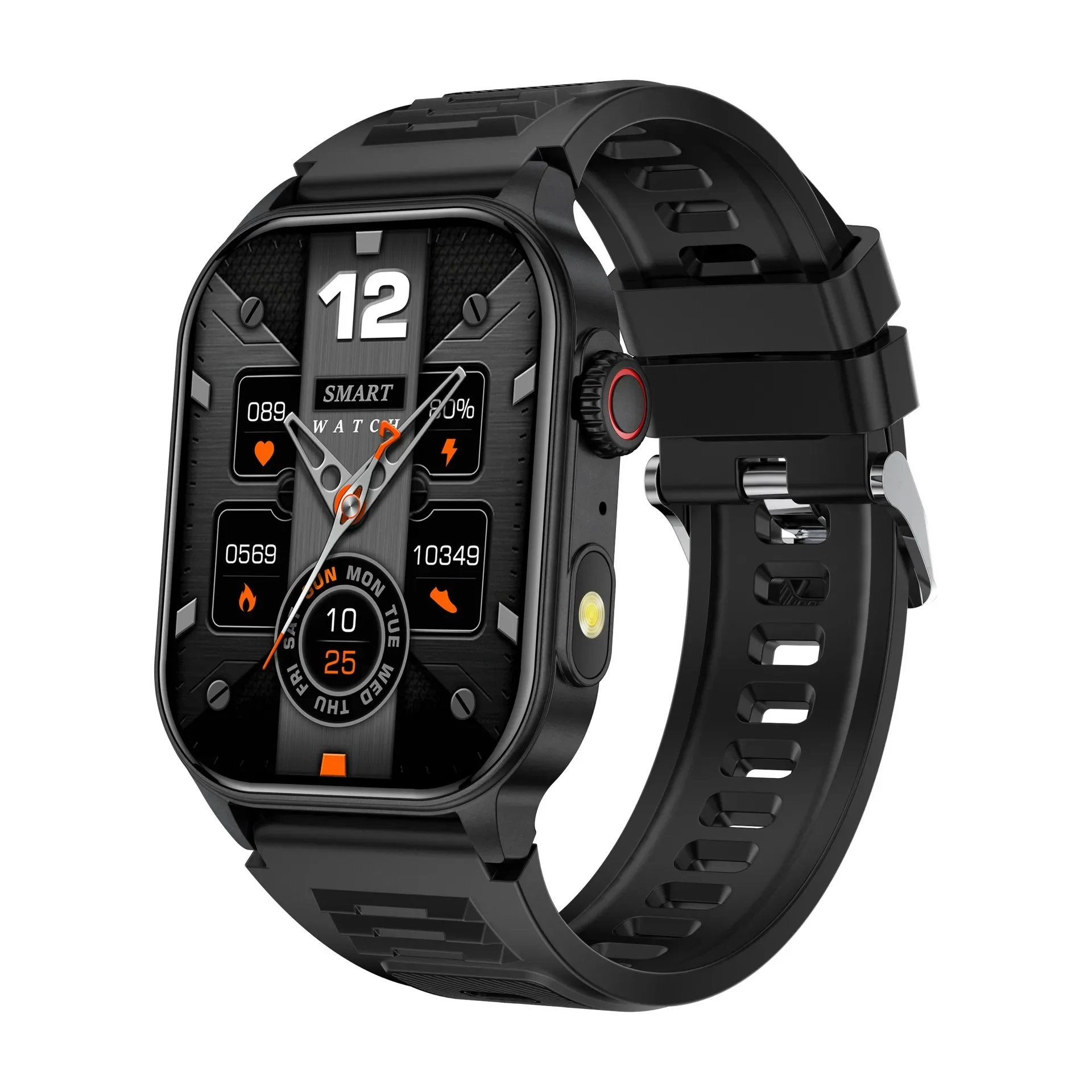 For Xiaomi Rugged Military GPS Smart Watch Men  HD Screen Bluetooth Call Waterproof Outdoor SmartWatch 2024 New