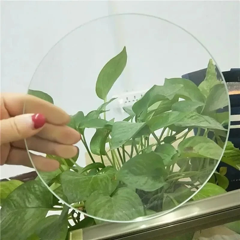 1PCS Diameter 200mm 150mm Large Plano Convex Lens Magnifier Round Glass Lenses 6X 8X for Projector Camera view 3