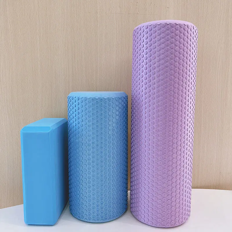 Half Round Eva Foam Roller for Yoga Pilates Fitness Equipment Balance Pad Yoga Blocks with Massage Floating Point 30-60Cm