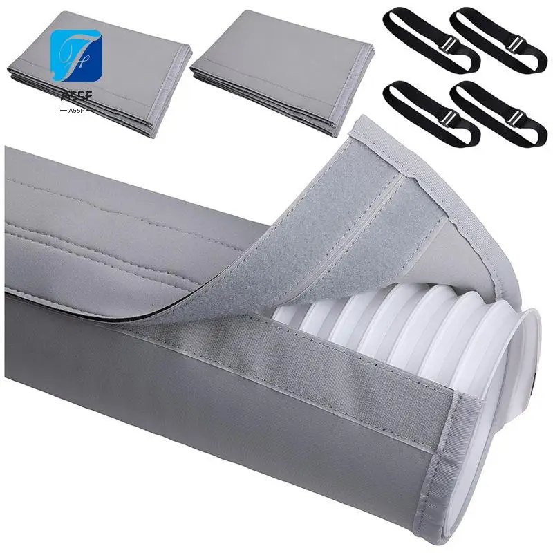 

A55F-2Set Air Conditioner Hose Cover Wrap-AC Hose Duct Vent Cover For 5Inch & 5.9Inch Diameter Exhaust Hoses Tube