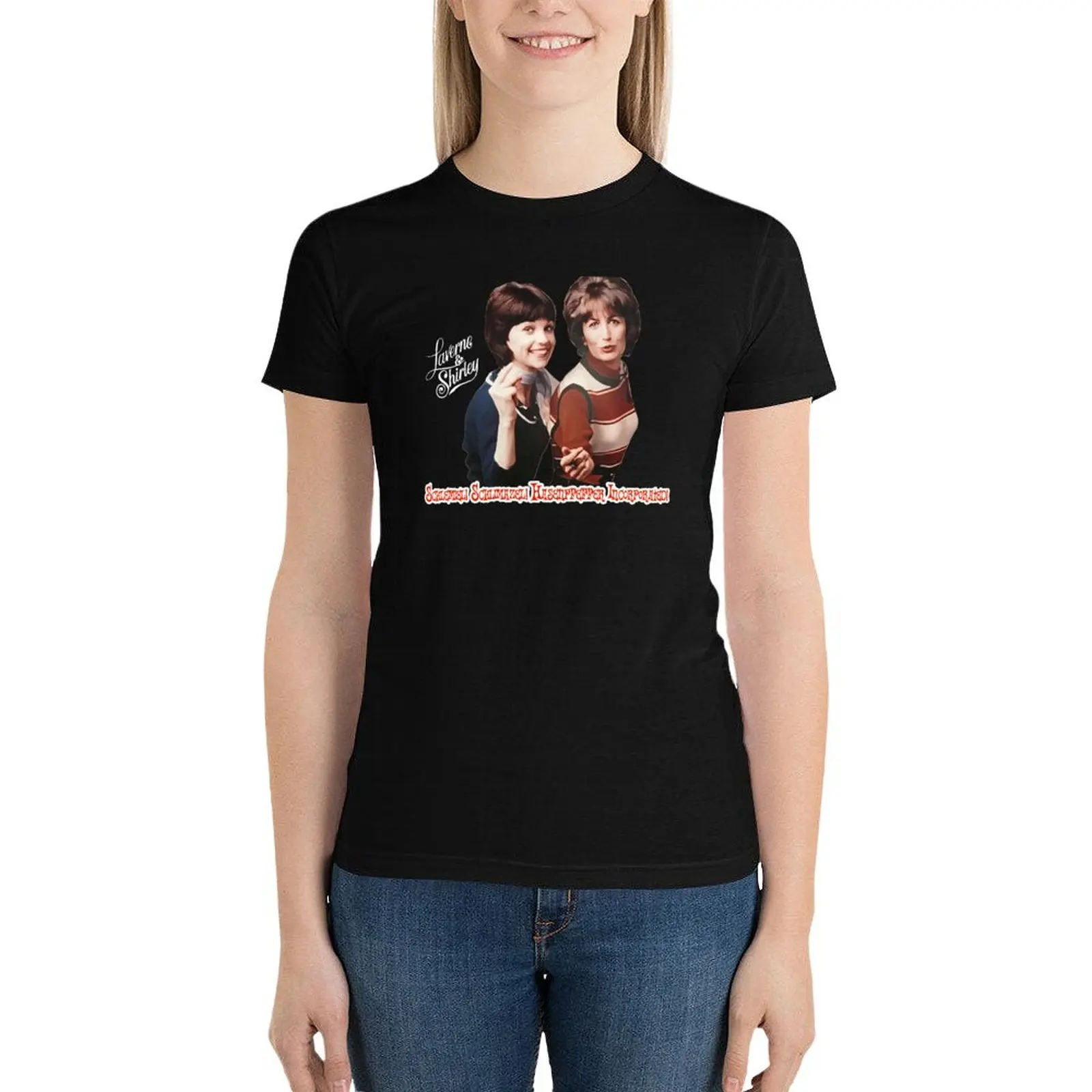 Making our dreams come true - Retro Laverne and Shirley Tribute T-Shirt graphics cute tops tight shirts for Women