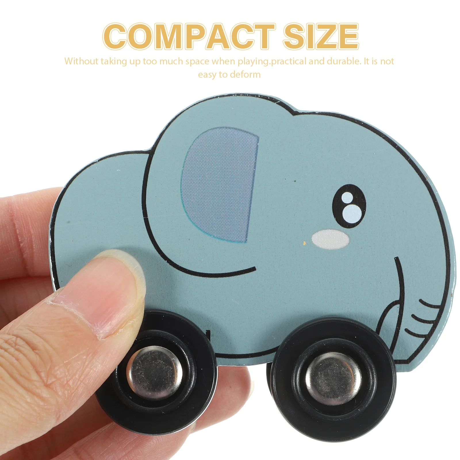 Voitures de Train en bois pour enfants, 6 pièces, formes d'animaux, ensemble éducatif coloré et Durable pour l'apprentissage précoce, jeu imaginatif