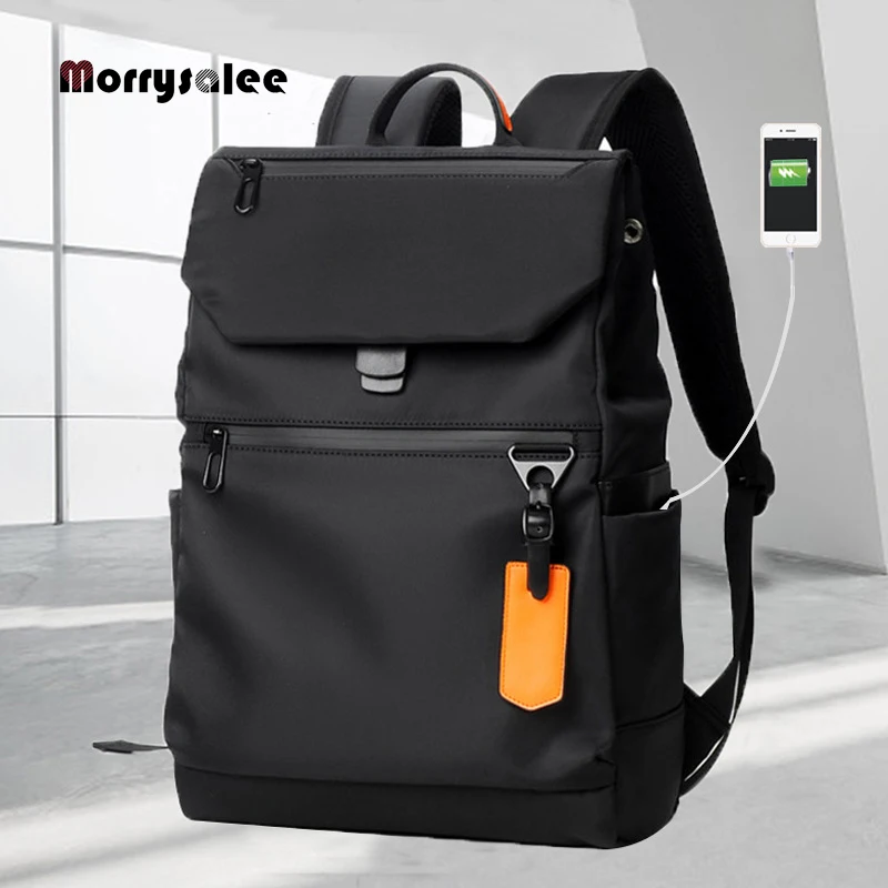 Men Backpack 14 Inches Laptop 2024 Women Large Capacity Backpacks Pleated Casual Style Bag Water Repellent Male Sports backpack