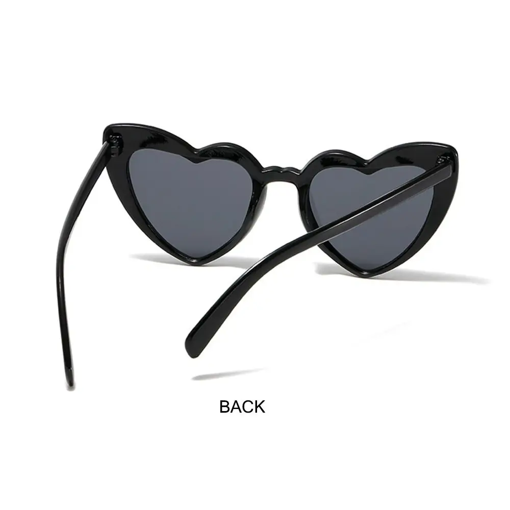UV Protection Heart-Shaped Sunglasses Vintage Irregular Pink Heart Sun Glasses Fashion Trendy Street Shooting Shades for Women