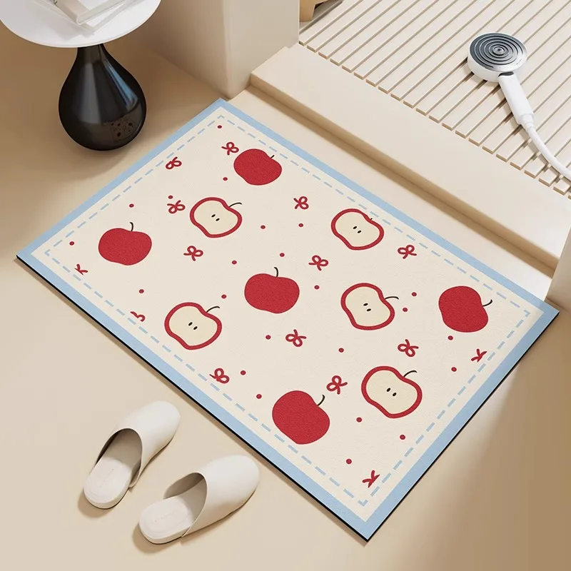 พรมปูพื้นห้องน้ํา, พรมดูดซับดินแบบไดอะตอมเฉพาะในห้องน้ํา, พรมปูพื้น, พรมกันลื่นสําหรับห้องน้ํา