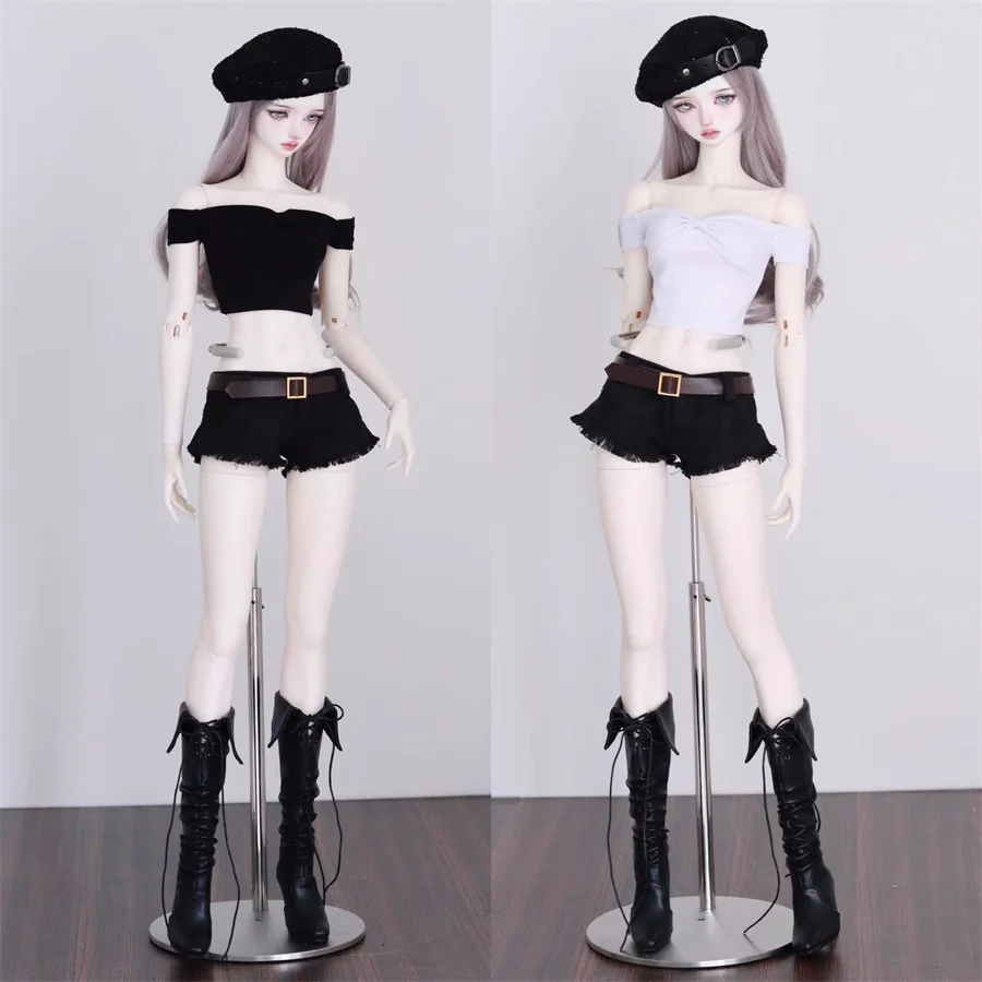 BJD Doll Clothes Short Sets Toys 1/3 1/4 Elegant Girls Black Dance High-level Simple Daily Date Gifts Black Doll Accessories