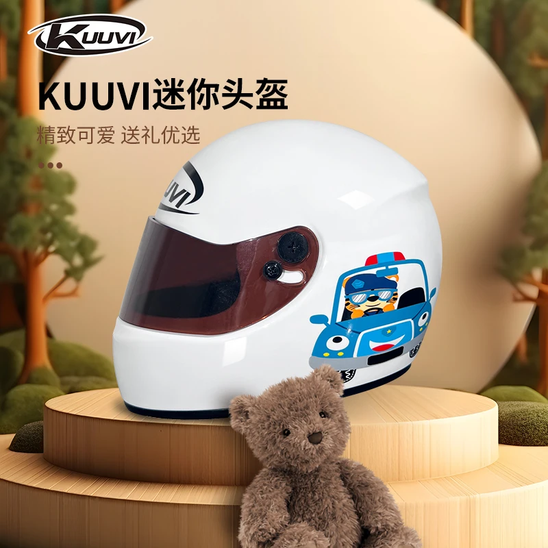 

Kuuvi Collision Prevention Mini Motorcycle Helmet, Handsome Pet Helmet, Cute Cat and Dog Cap, Outdoor Gift