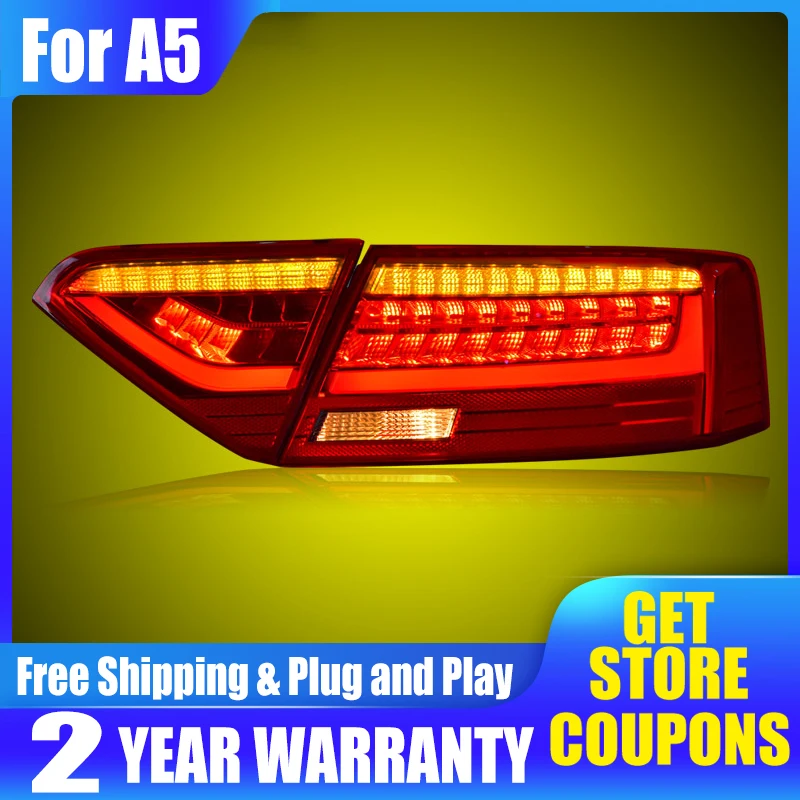 

All LED Tail Lights For Audi A5 Taillight LED Daytime Running Light LED Turn Signal Light LED Brake Light LED Fog Lamp Assembly