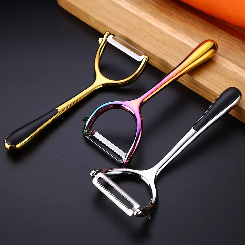 

Multi- Vegetable Fruit Peeler Stainless Steel Cucumber Carrot Potato Peeler Cutter Knife Kitchen Accessories Potato Chopper