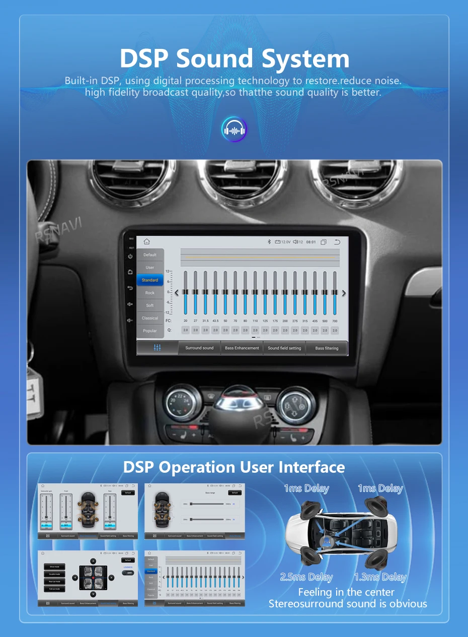 Android 16 Für Audi TT 2 8J 2006-2014 2K QLED Android Autoradio Multimedia-Videoplayer GPS AI-Sprachsteuerung CarPlay Haupteinheit 4G Stereo – Detail 16