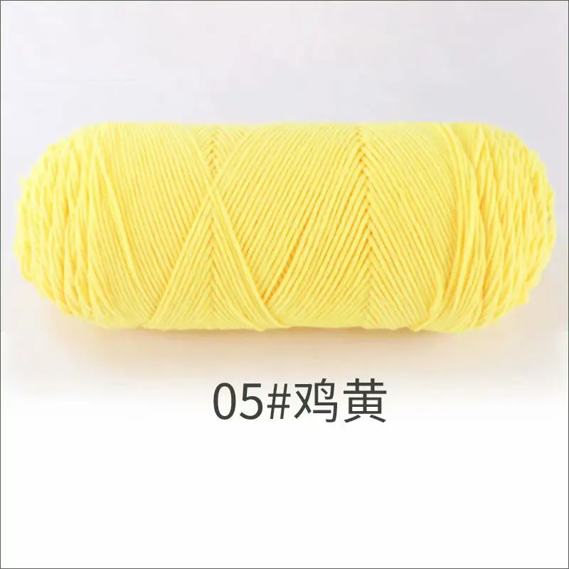1Pc 200g melk Katoenen garen voor hand breien Acryl Gehaakte Draad gebreide Truien Sjaals lijnen Haken tas deken amigurum