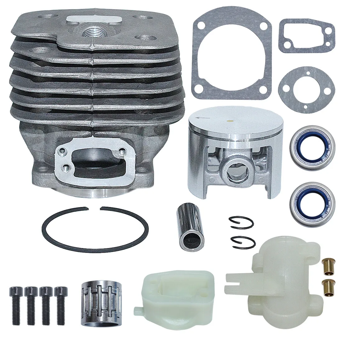 52MM Cylinder Piston Ring Pin Gasket Kit For Husqvarna 61 268 272 272XP Chainsaw