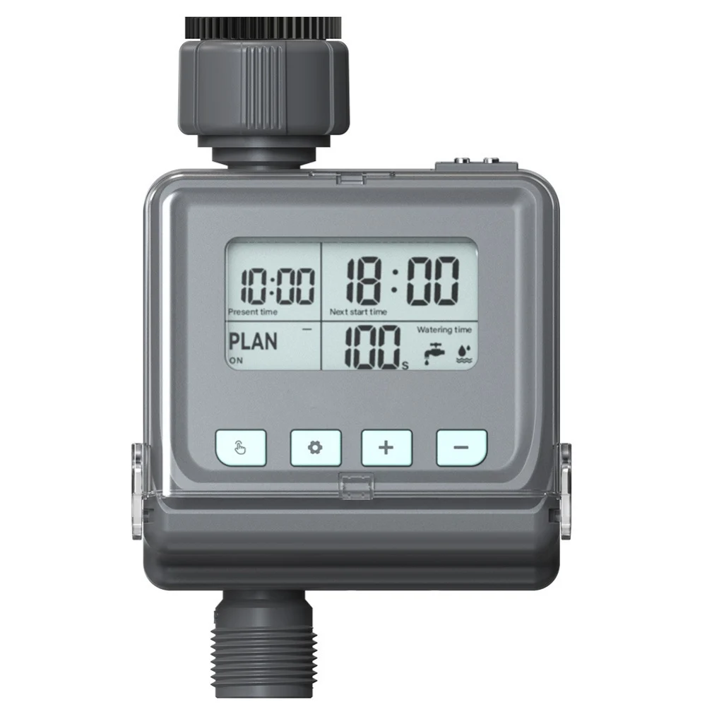 Smart Water Timer with 3 Preset Programs and Rain Delay Sensor for Use with Lawn Sprinklers and Drip Irrigation