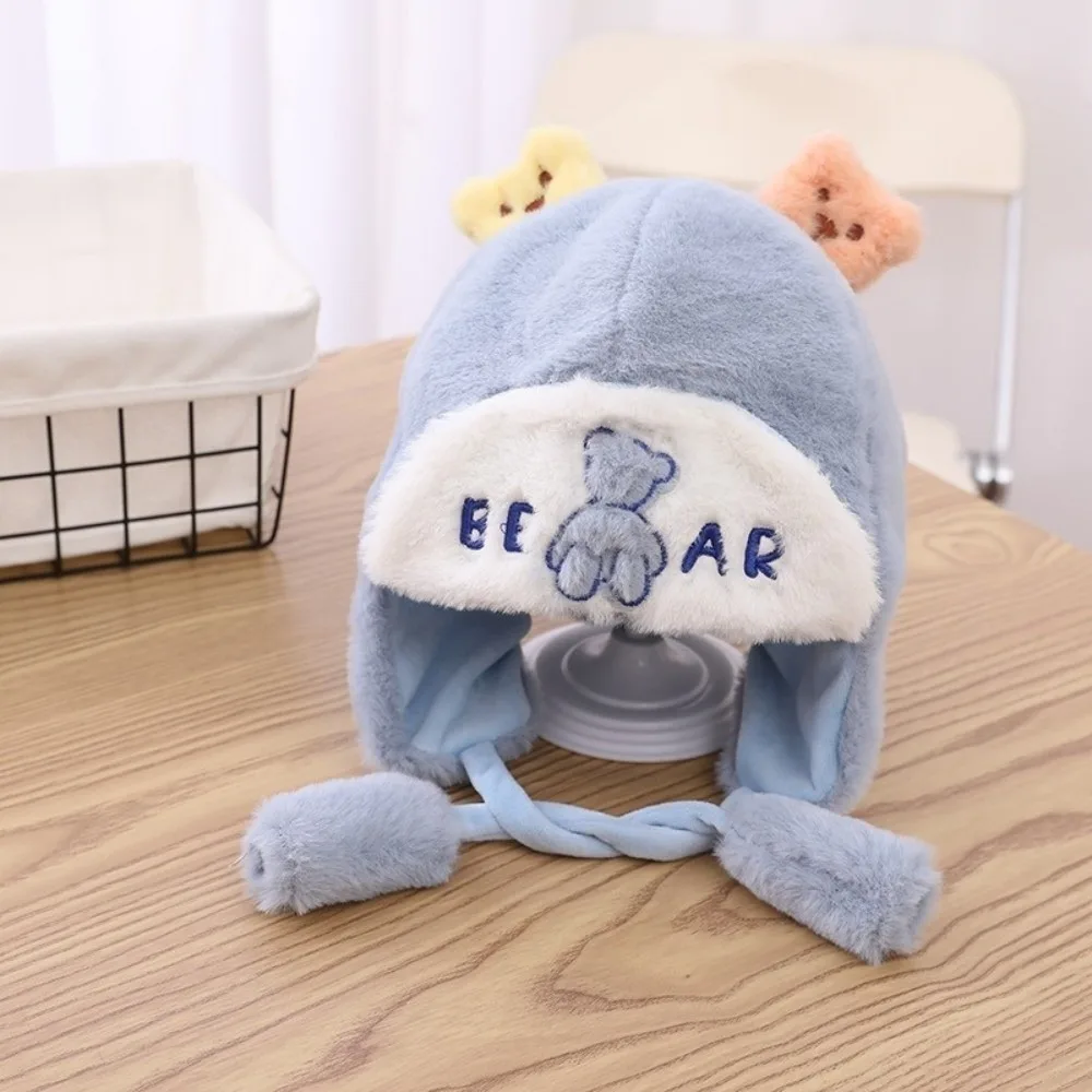 

Новая теплая пуловерная шапка, ветрозащитная холодостойкая шапка-бини, плюшевая плюшевая вязаная шапка для младенцев, спорт на открытом воздухе