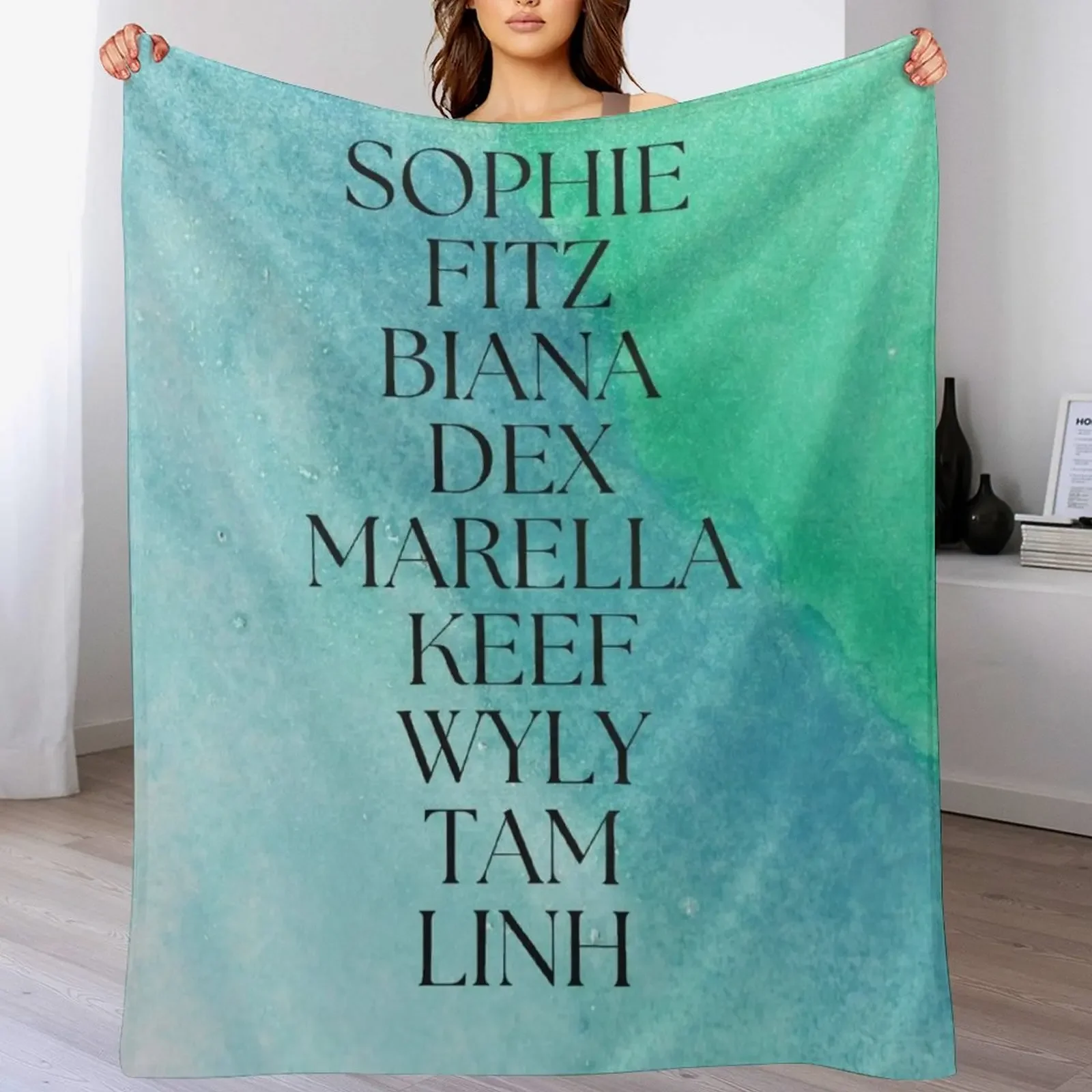 

Keeper of the Lost Cities Throw Blanket Foldable Soft Warm Blanket for Outdoor Use