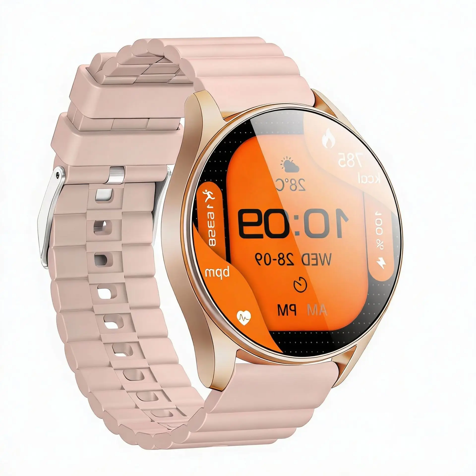 

2026 LC323 Smart Watch Built in GPS Bluetooth Call 400mAh Battery Round Screen Waterproof Fitness Tracker Sports Smartwatch
